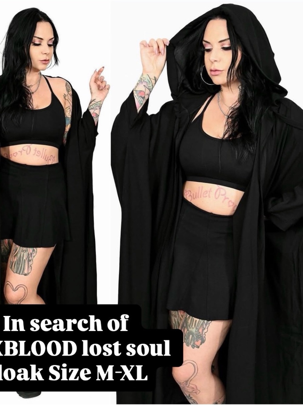 ISO FOXBLOOD lost soul cloak size M-XL